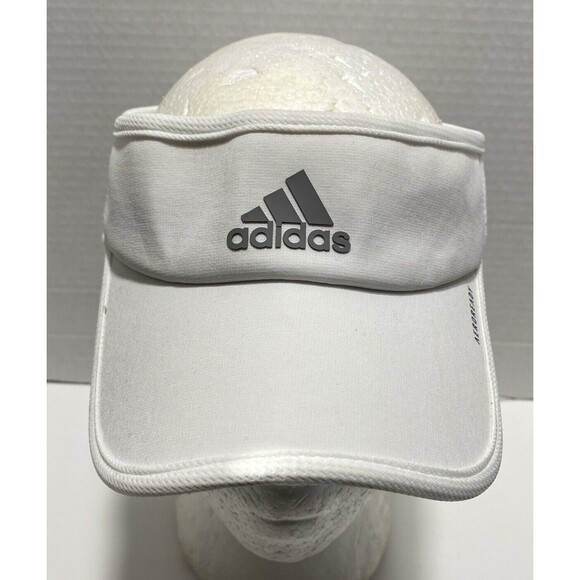 Adidas Aeroready Woman's Superlite Visor Hat White Golf Tennis OSFA Adjustable - Picture 1 of 9